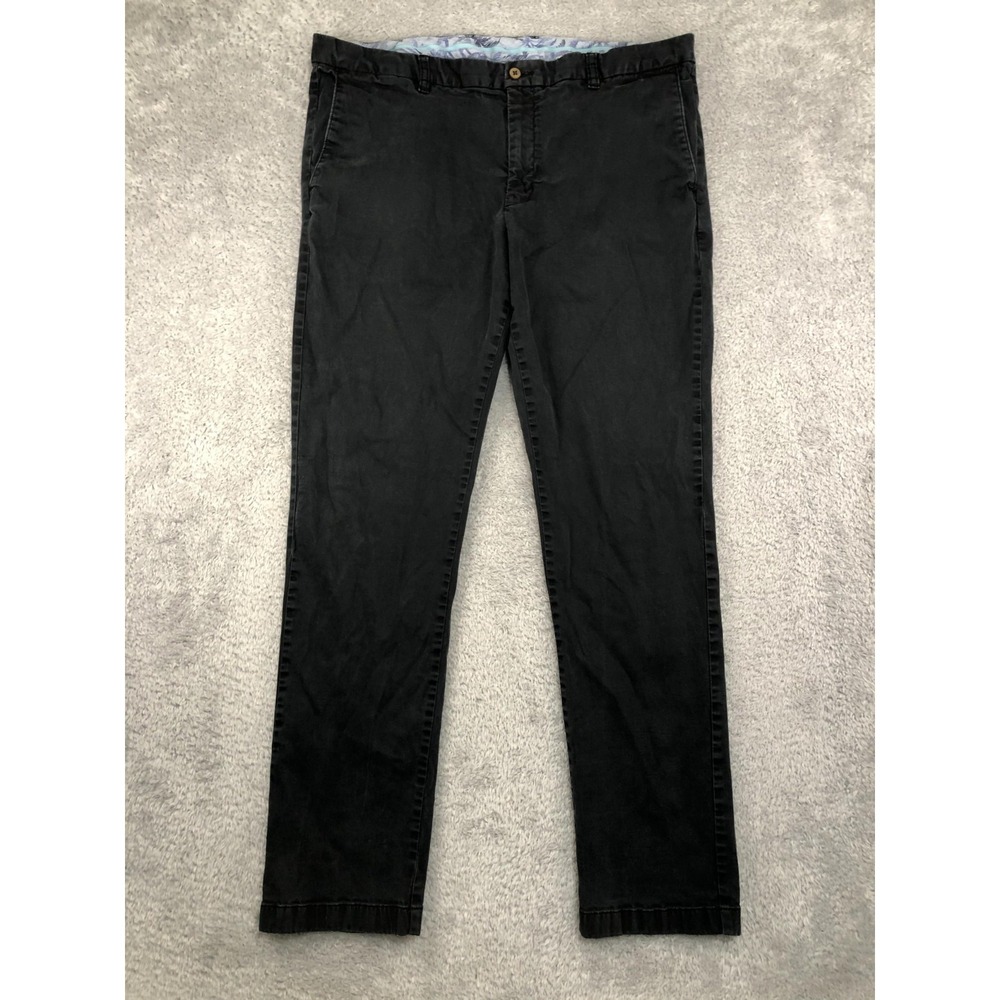 Tommy Bahama Boracay Pants Men's 40x33 (Tag 40x34) Black Chino